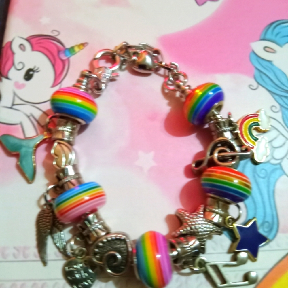 COPY - COPY - homemade charm bracelet